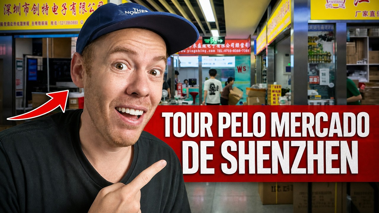 TOUR PELO MAIOR MERCADO DE ELETRÔNICOS EM SHENZHEN, CHINA