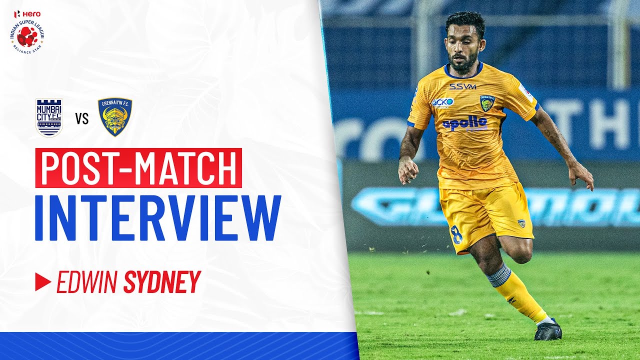 Post-match Interview - Edwin Sydney | MCFC vs HFC | Hero ISL 2021-22