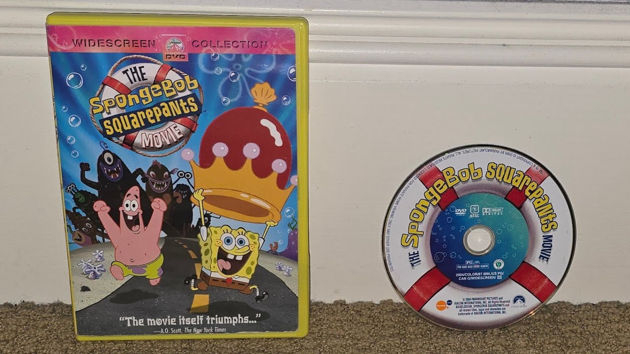 The SpongeBob SquarePants Movie USA DVD Walkthrough (2005)