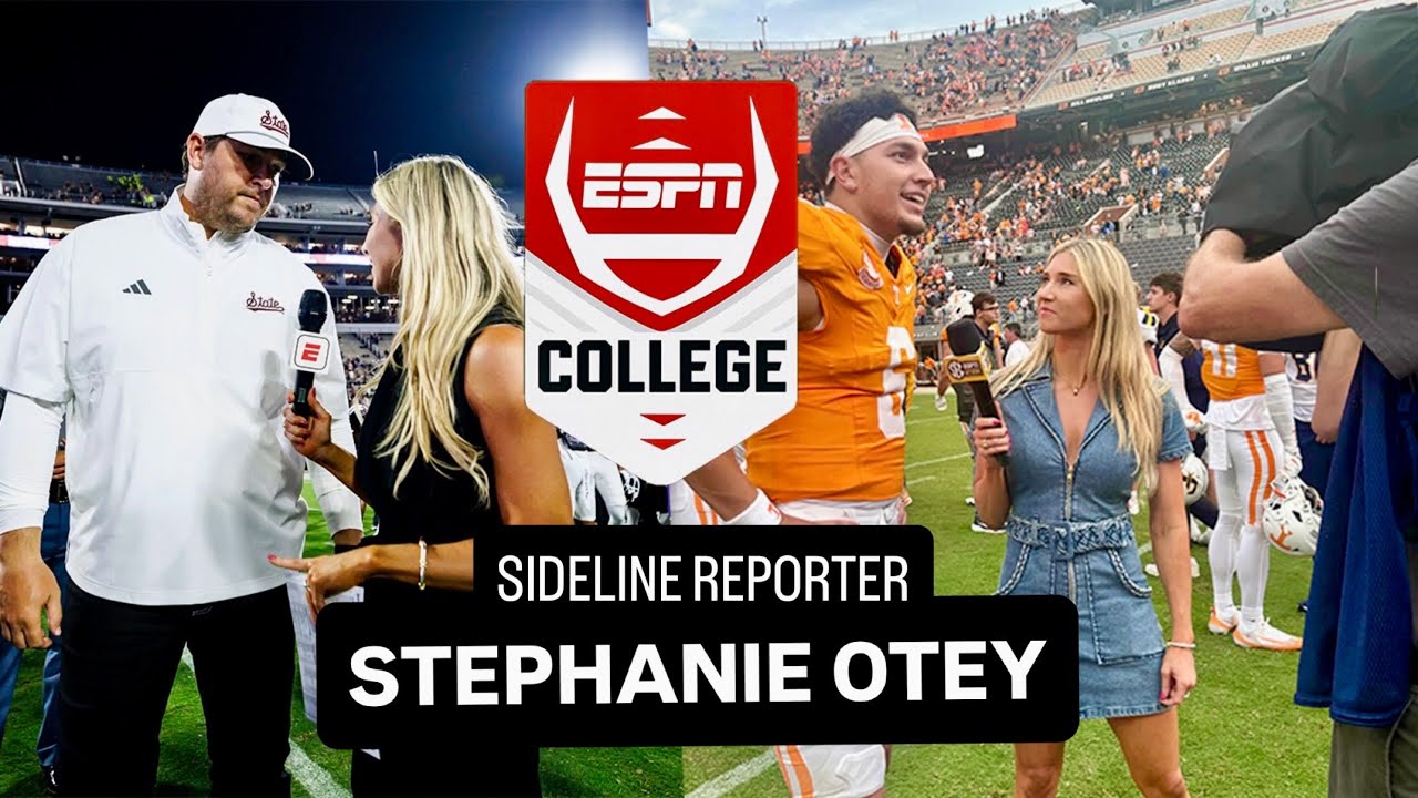 Stephanie Otey | 2025 College Football Sideline Reporter Reel