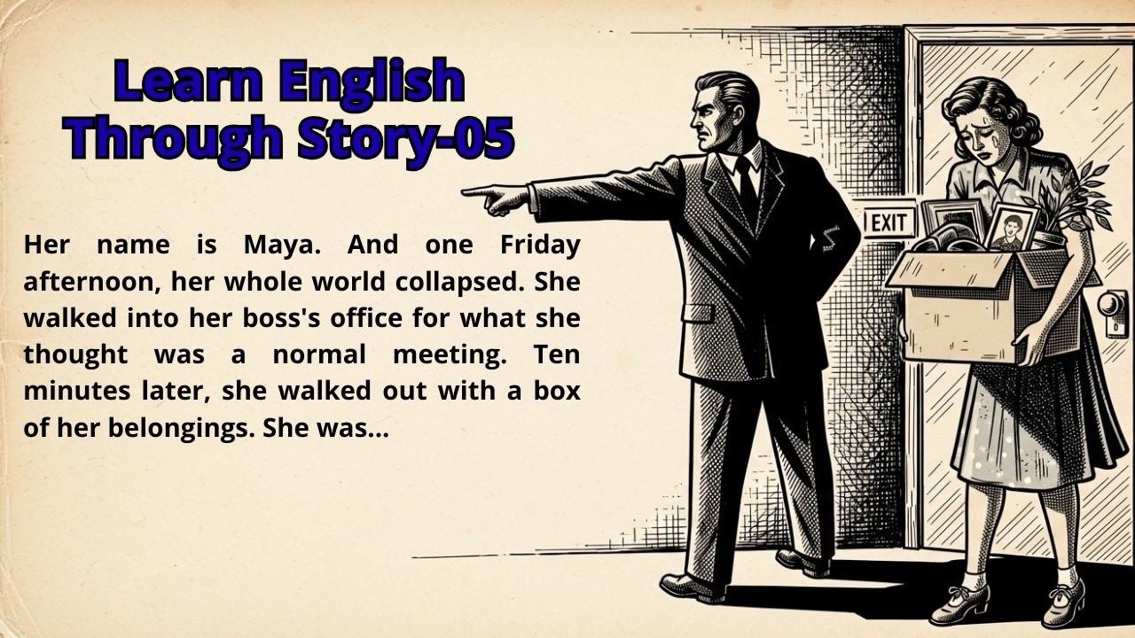 Learn English through Stories  05⭐She Was Fired Without Warning | English Audio Story