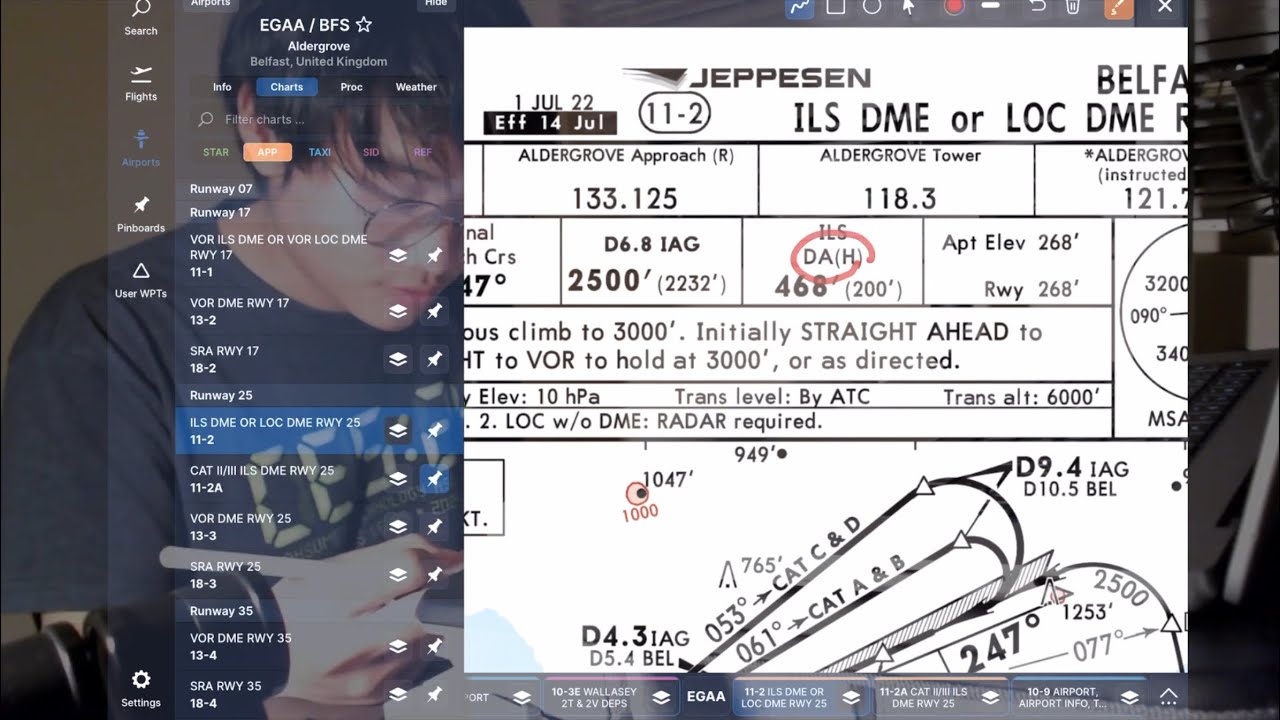 BARO vs RADIO | MDA vs DA | Decision Altitudes in Navigraph Charts (IFR Approach) - CHECK COMMENTS!