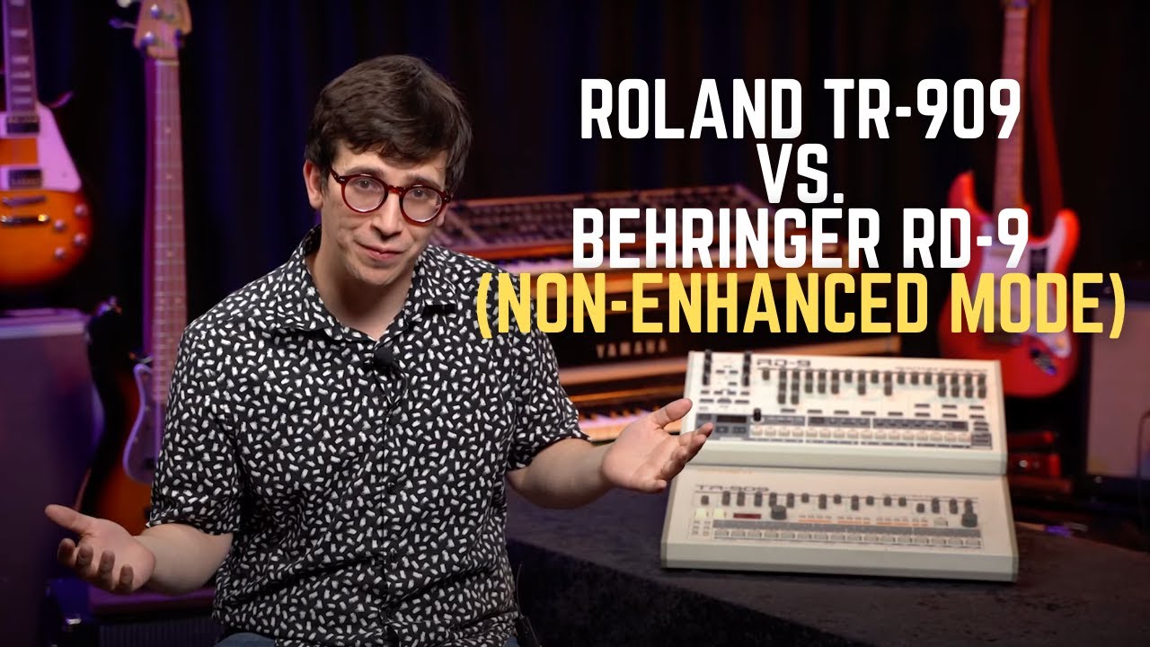 Roland TR-909 vs. Behringer RD-9 (Authentic Mode): Is it Closer Than Enhanced Mode?