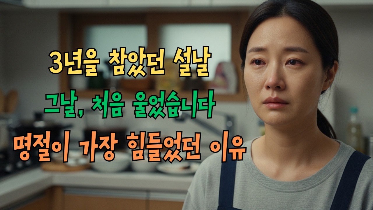 명절마다 혼자였던 며느리, 그날은 달랐습니다#현실사연 #가족갈등