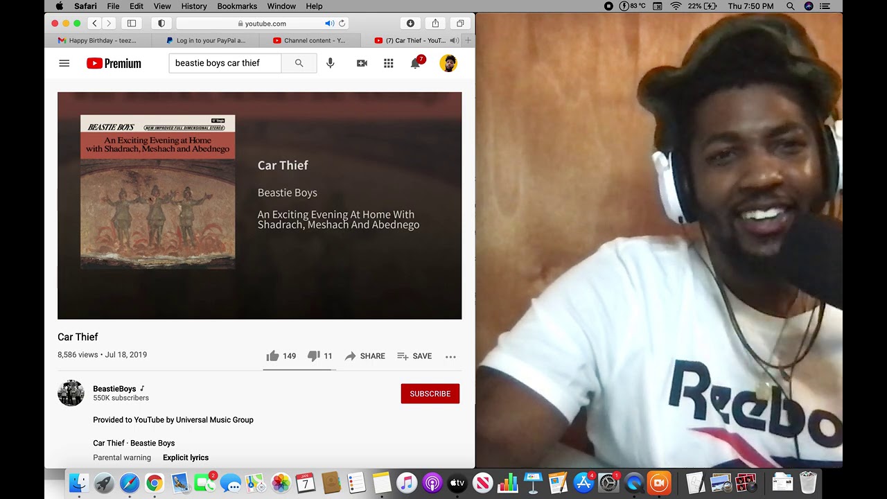 Beastie Boys - Car Thief (Reaction)