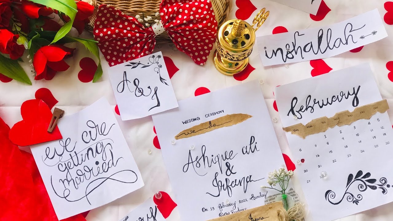 Simple and elegant save the date handmade#savethedatevideo#savethedatedIY#diycrafts#diysavethedate