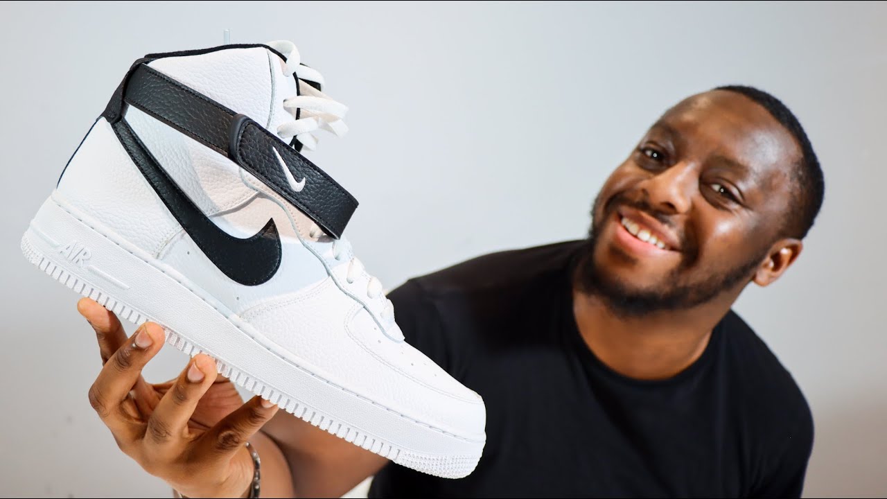 Nike Air Force 1 High White Black On Foot Sneaker Review QuickSchopes 256 Schopes Hi CT2303 100