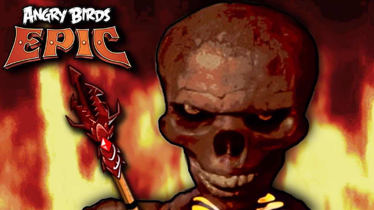 So Angry Birds Epic sent me to hell for a quick side quest