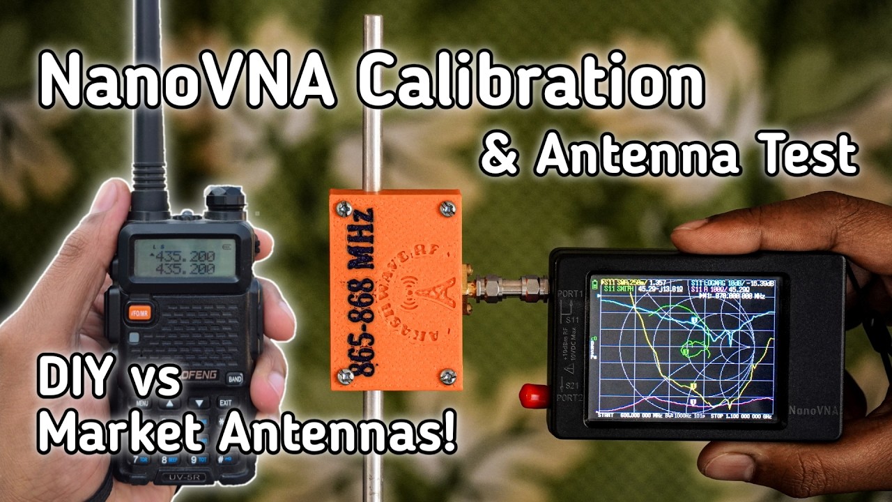 NanoVNA Calibration & Antenna Testing Tutorial | DIY vs Market Antennas | AkashWave RF #hamradio #rf