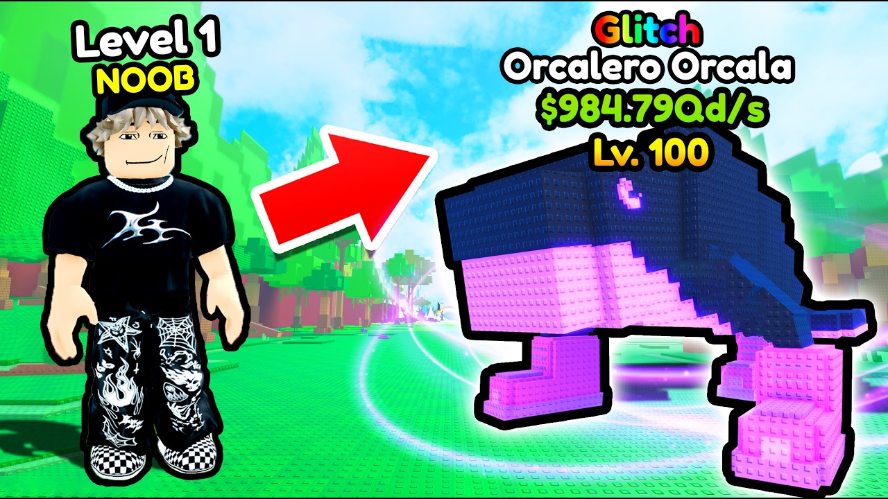 Начинаю заново как новичок с секретным приемом в игре Fight a Lucky Block For Brainrot Roblox...