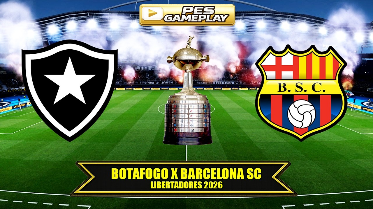 BOTAFOGO X BARCELONA GUAYAQUIL LIBERTADORES 2026 - SIMULAÇÃO