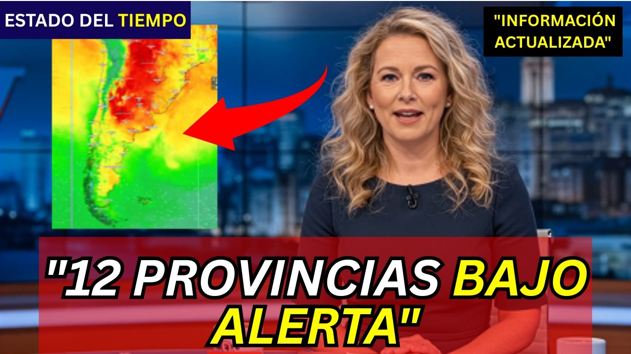CLIMA HOY: Alerta por Tormentas en 12 Provincias y Calor Extremo hasta 34&deg;C en AMBA