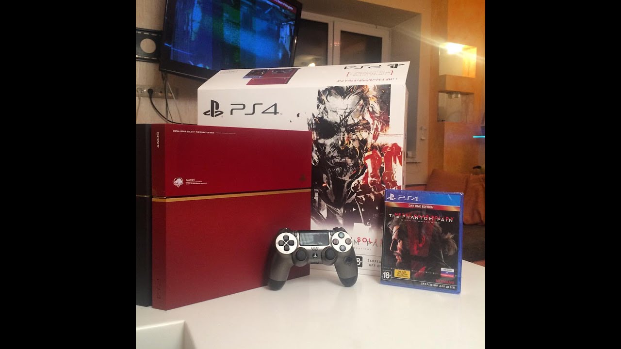 Распаковка эксклюзивной PlayStation 4 - Metal Gear Solid V: Phantom Pain