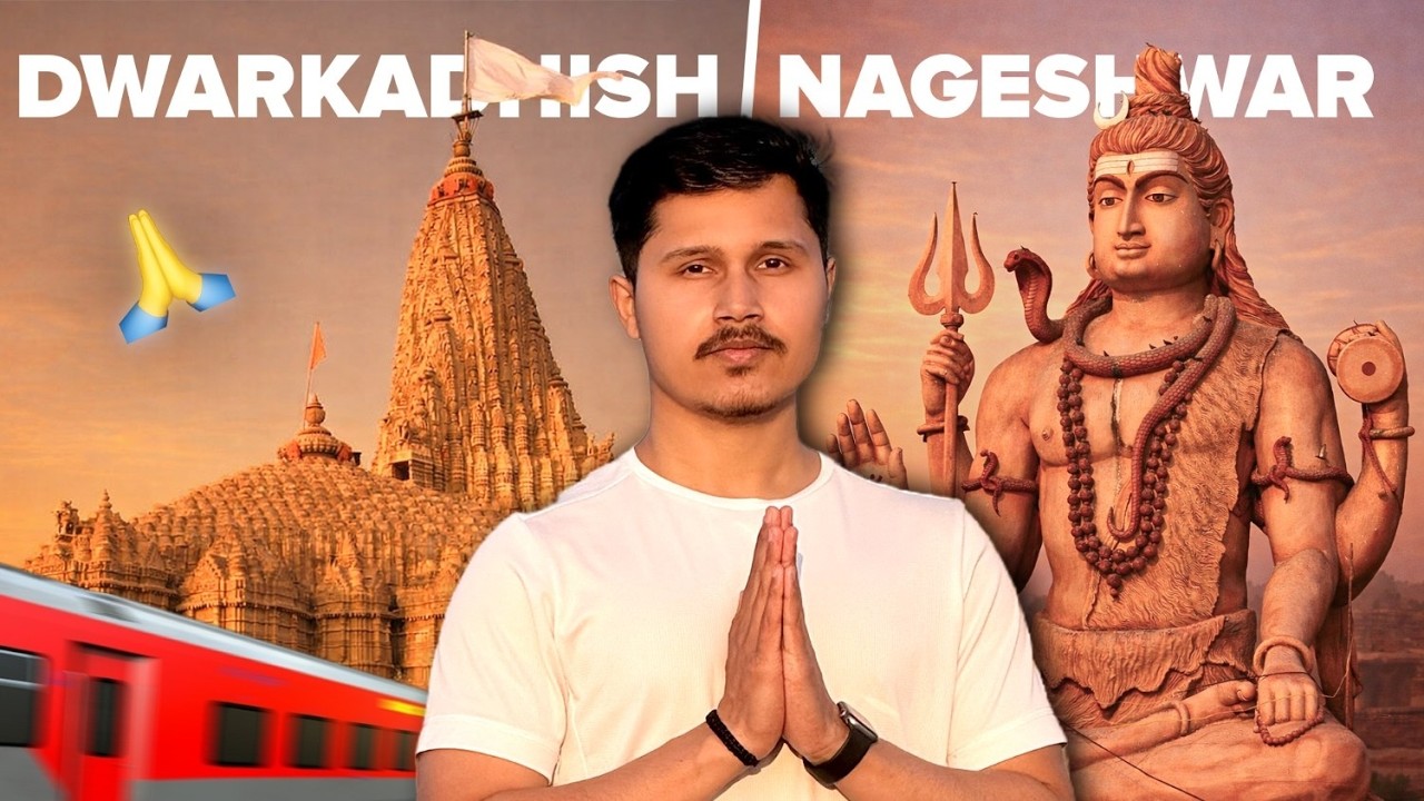 Dwarka Dham and Nageshwar Jyotirlinga | Gujarat Solo Trip Day 3 Vlog