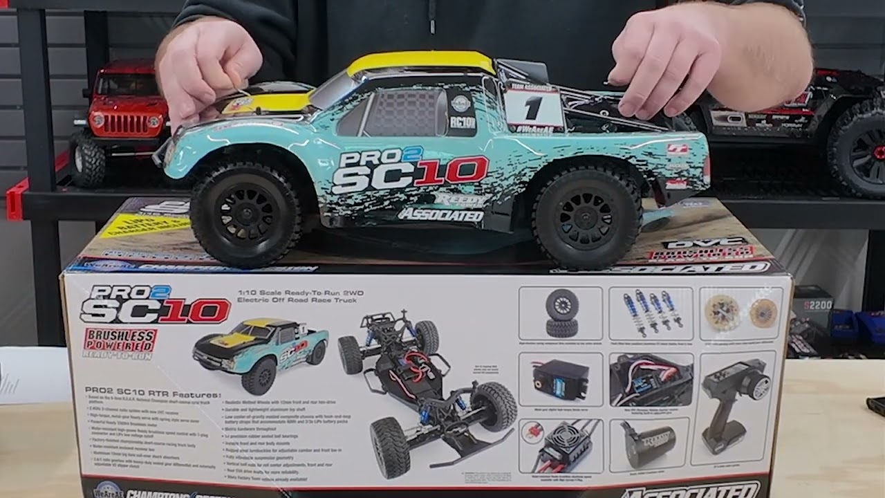 Team Associated Pro SC10 Unboxing!  Where I Make A HUGE Mistake A Great Track Truck But Can It Bash?