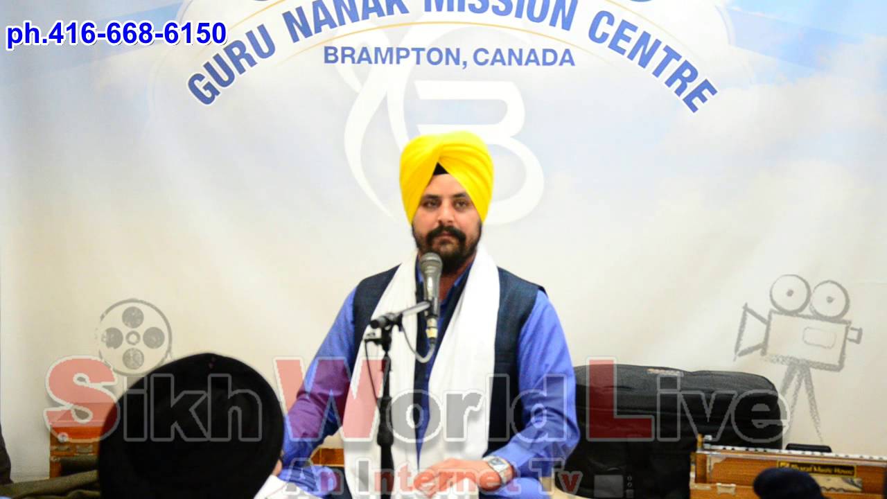 Bhai Sarbjit Singh Dhunda (Gurdwara Guru Nanak mission brompton canada)21-02-2016