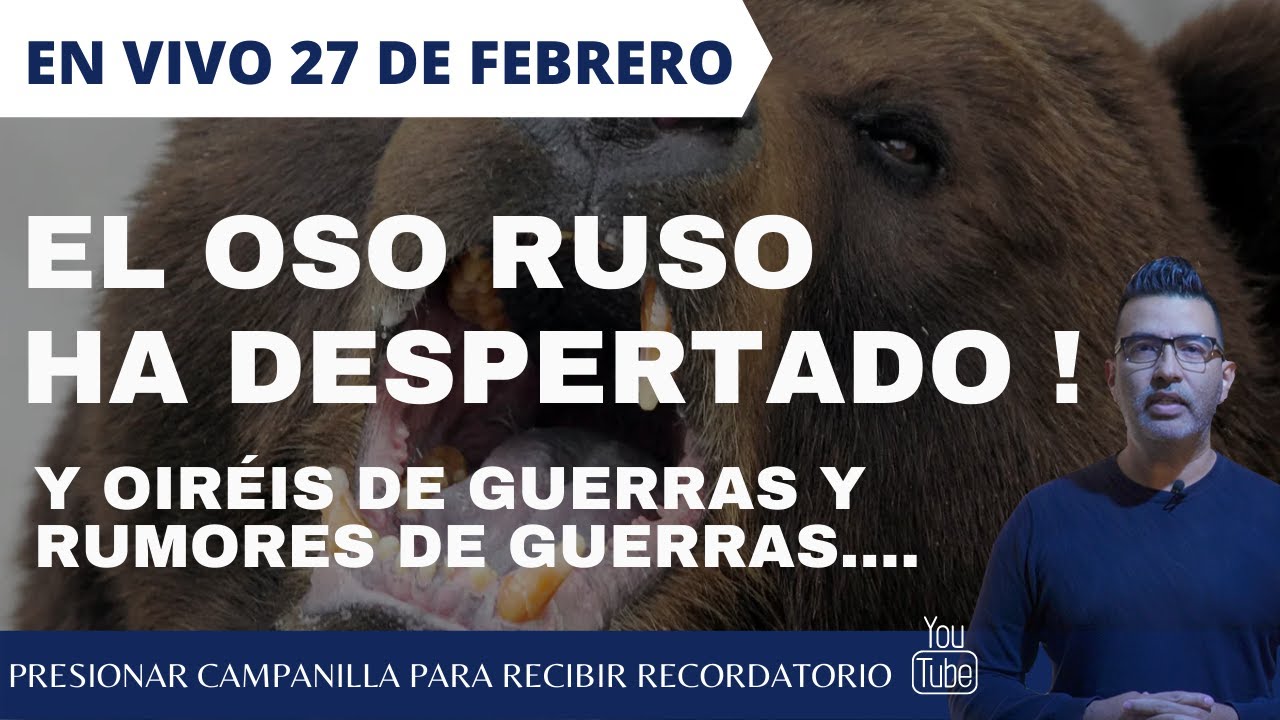 Y oiréis de guerras y rumores de guerras; mirad que no os turbéis.........