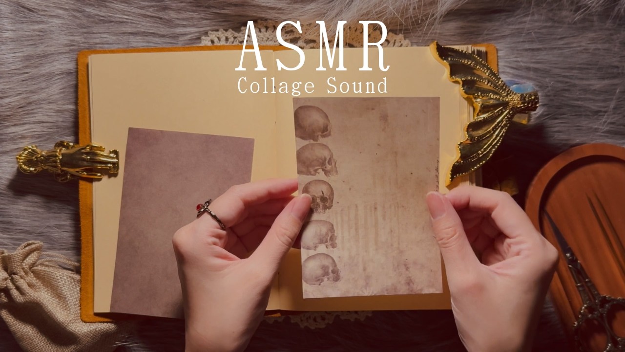 ASMR | Paper Sounds 📜 デコ手帳の様々な環境の音セラピー [ No Talking / Deep Sleep ]