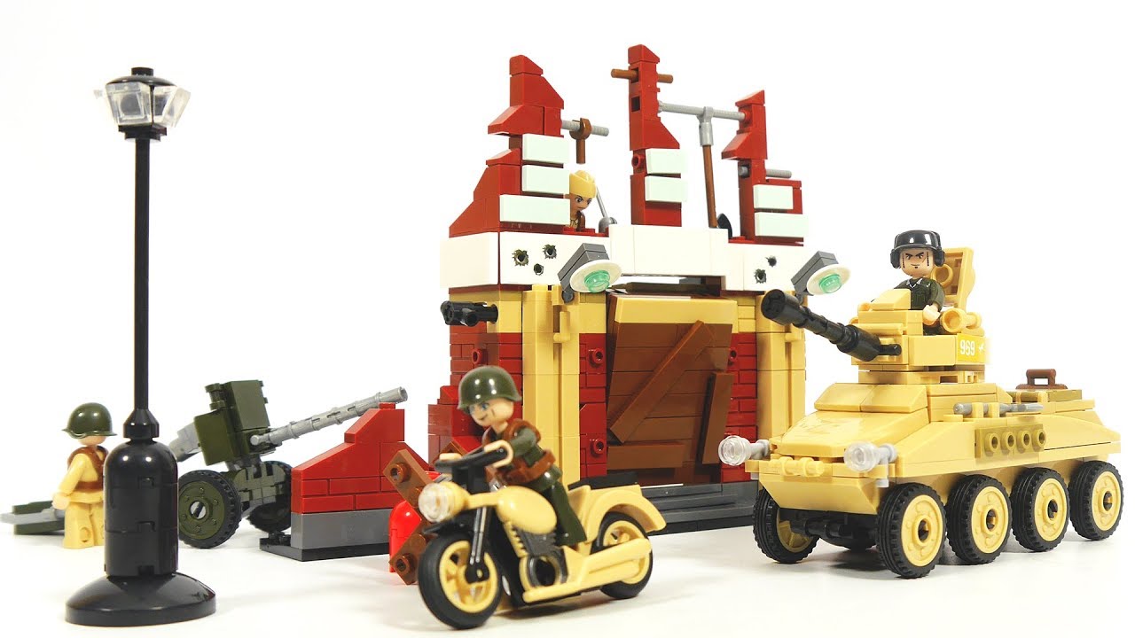 Sluban WWII M38-B0696 The battle for Stalingrad  | Military Lego Speed Build Review