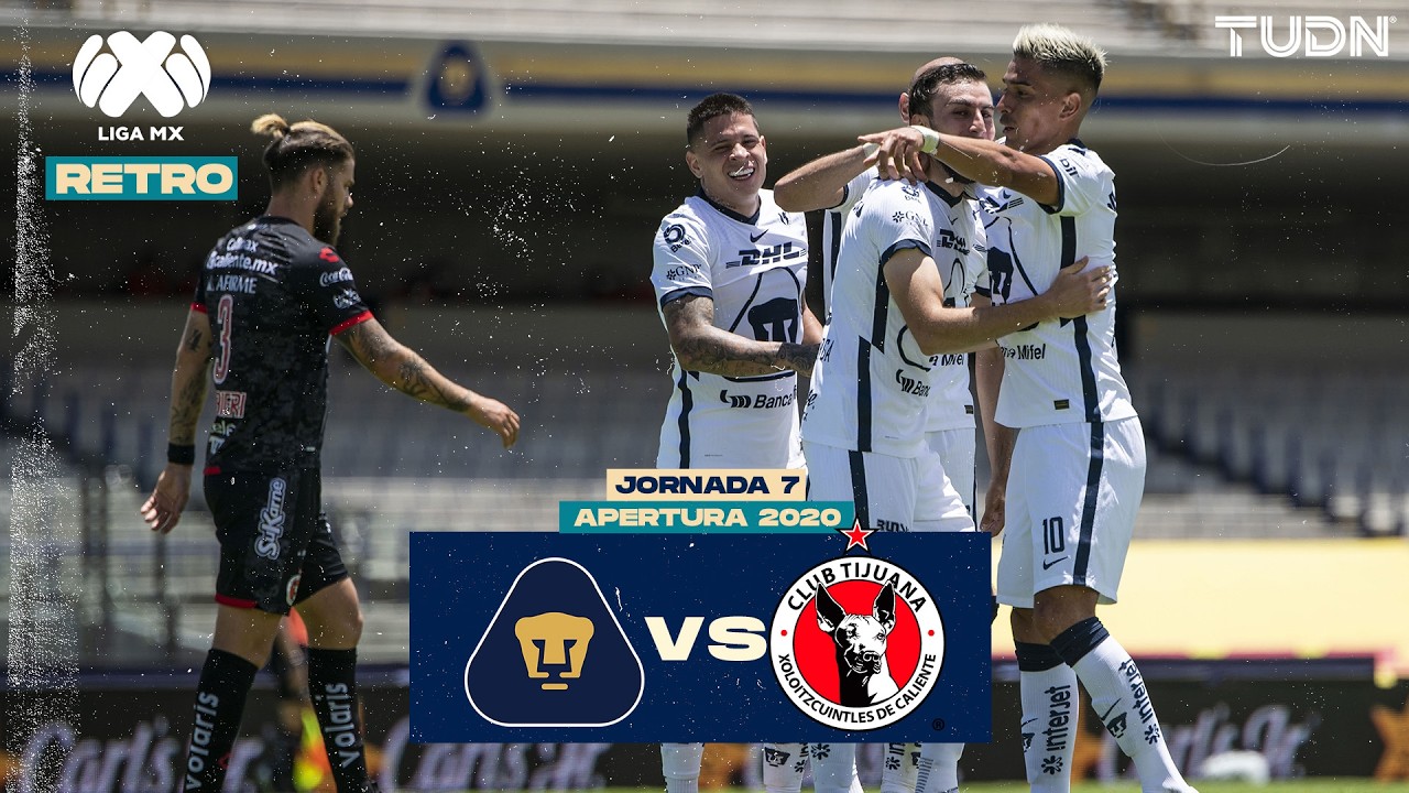 RETRO: JUEGAZO en el Pumas vs Xolos: &iexcl;CON GOLAZO DESDE MEDIA CANCHA! | TUDN