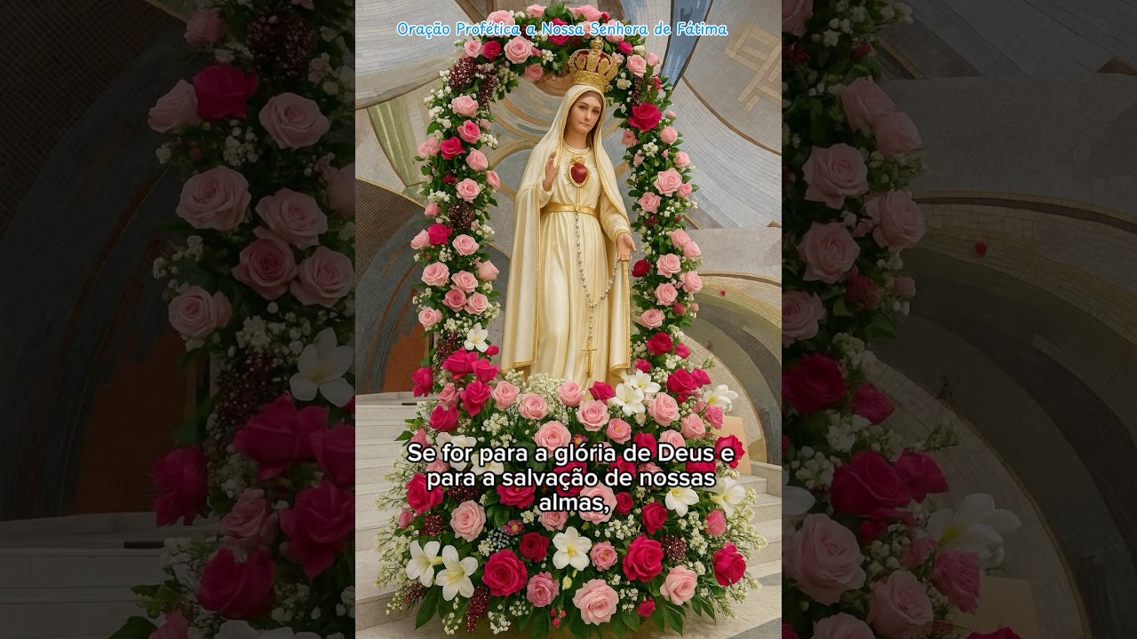 ✨ Sob o Manto de F&aacute;tima: Nenhuma Ora&ccedil;&atilde;o Fica Sem Resposta!&rdquo; 🙌🏽