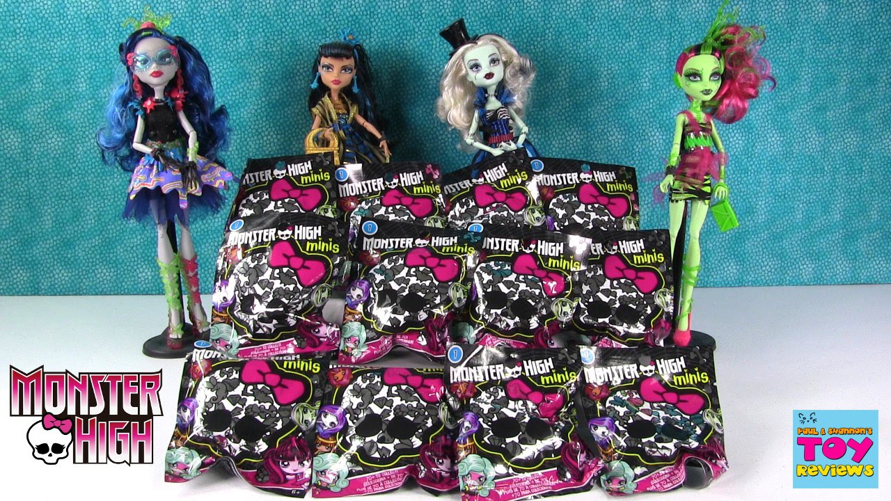 Monster High Minis Series 1 Surprise Present Blind Bag Opening | PSToyReviews