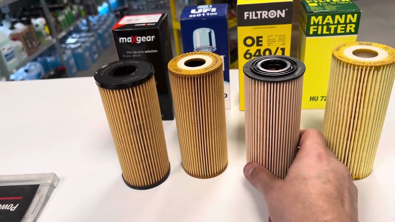 Popularne filtry oleju. Por&oacute;wnanie