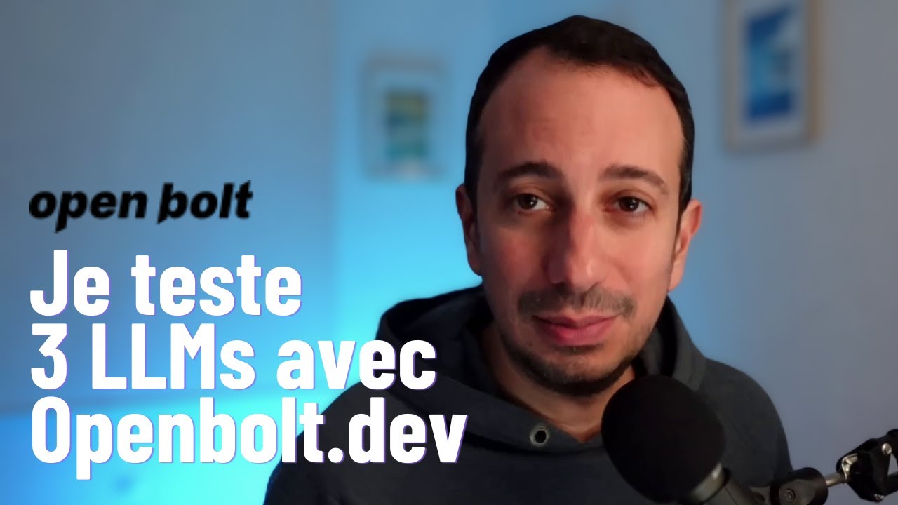 Test d'OpenBolt : cr&eacute;er des applications gratuitement avec diff&eacute;rents LLMs