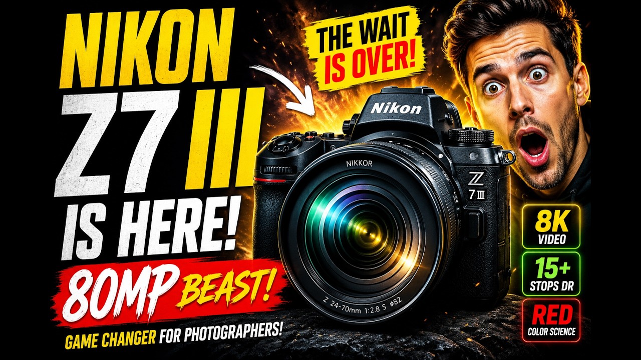 Nikon Z7 III LEAKED: 80MP, RED Tech & The REAL Reason It Was Delayed!