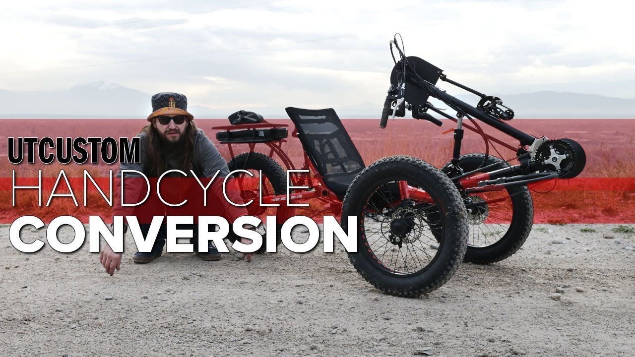 UTCustom HANDCYCLE CONVERSION - ELECTRIC HANDCYCLE - Utah Trikes Custom Build