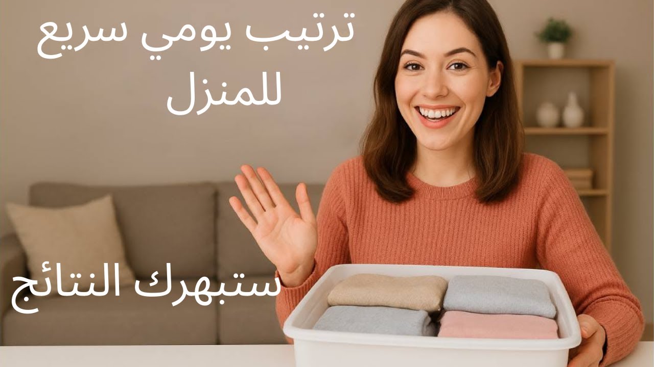 خطوات سهلة تخلي بيتك منظم طول الوقت