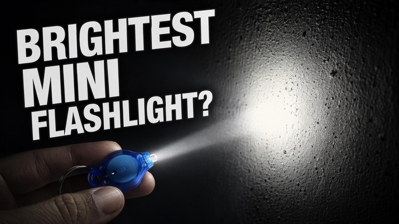 Mini Keychain LED Flashlights Review