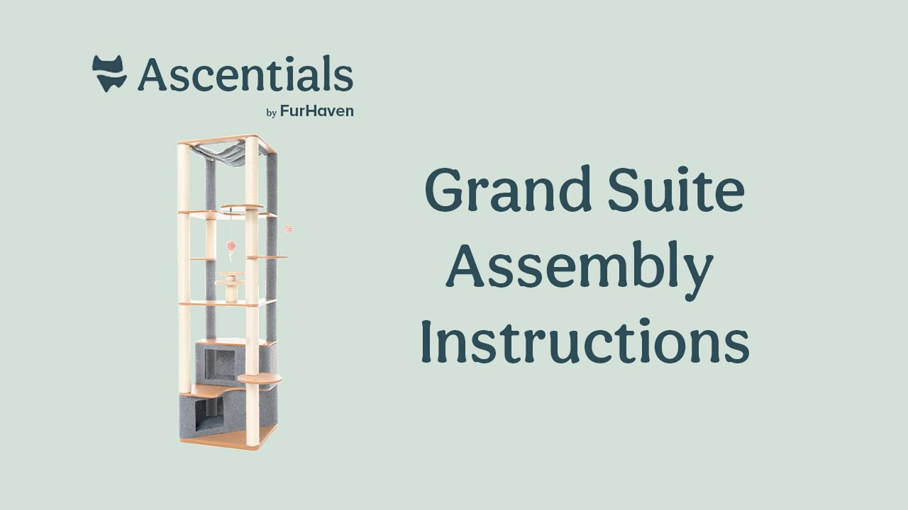 Ascentials by Furhaven - Grand Suite - Assembly Instructions - Cat Towers