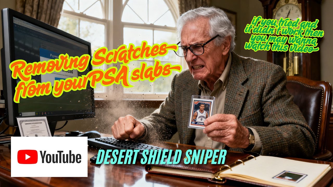 Removing scratches from your PSA slabs
