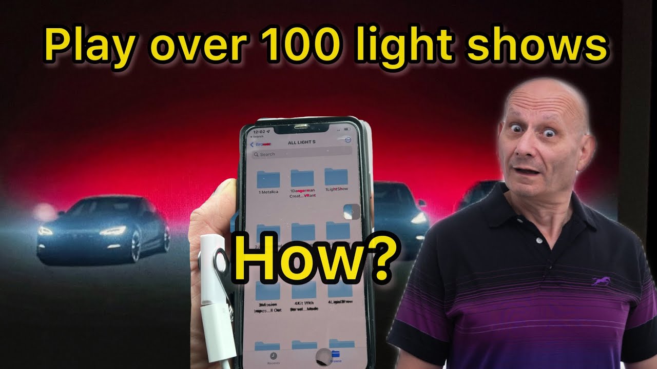 How To Play Over 100 Lightshows In Your Tesla On 1 USB Stick