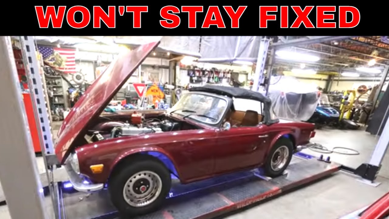 Found Why It Was Parked 20 Years Ago. Triumph TR6 Barn Find.