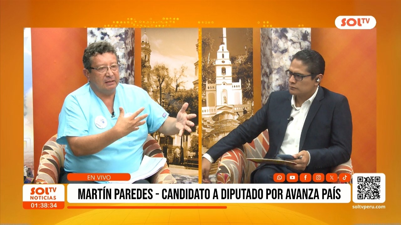 Candidato Martín Paredes propone fiscalizar EsSalud y crear Instituto de Salud Renal en La Libertad