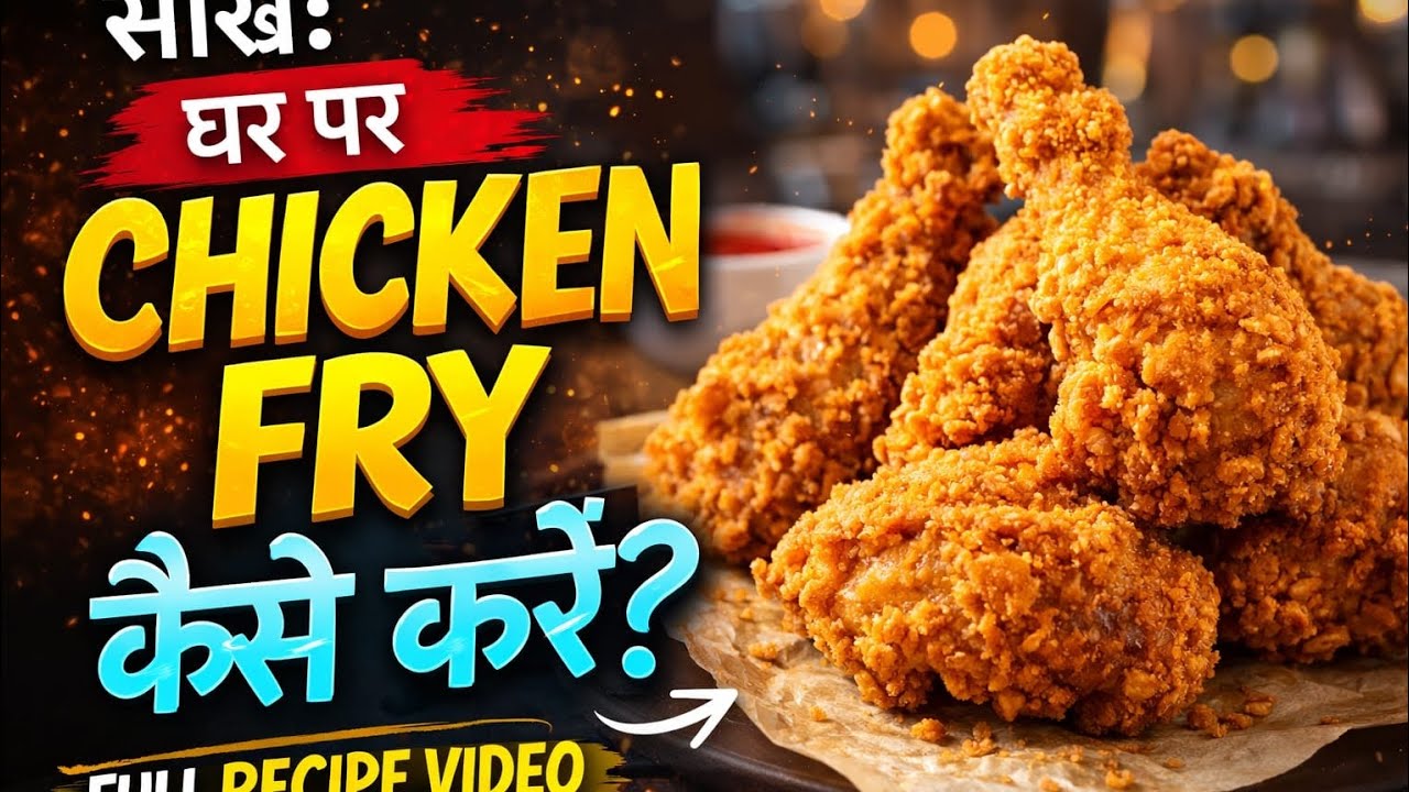 घर पर Crispy Chicken Fry कैसे बनाएं | Easy Chicken Fry Recipe | Homemade Chicken Fry#afrojvlog86 