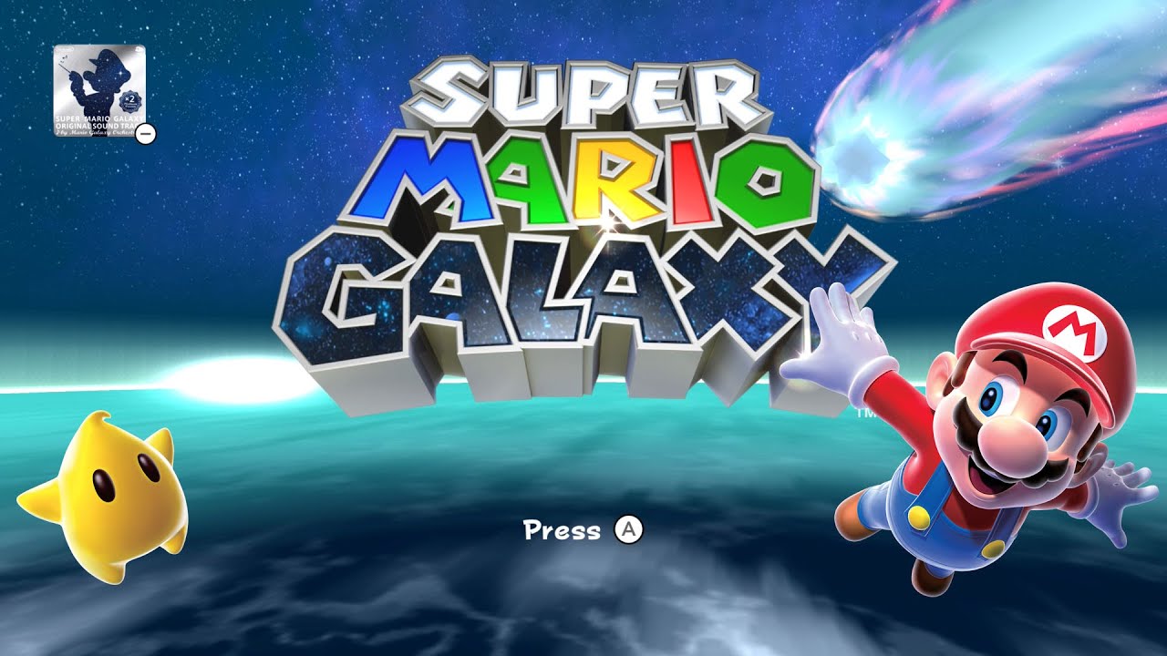 Playing Super Mario Galaxy From The Switch Combo-Pack!