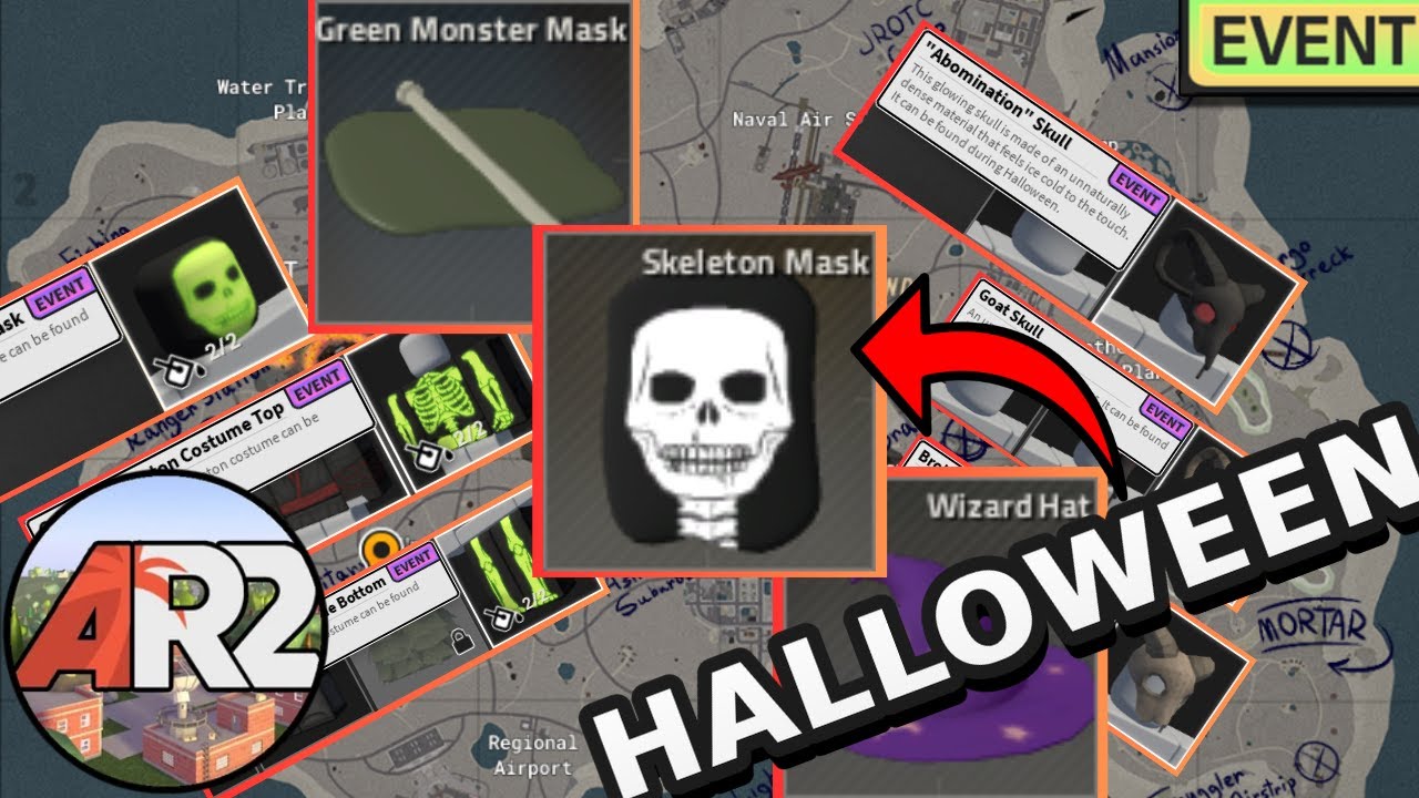 ALL HALLOWEEN CLOTHING ITEMS Cosmetic Loot Guide!!! - Apocalypse Rising 2 (2025)