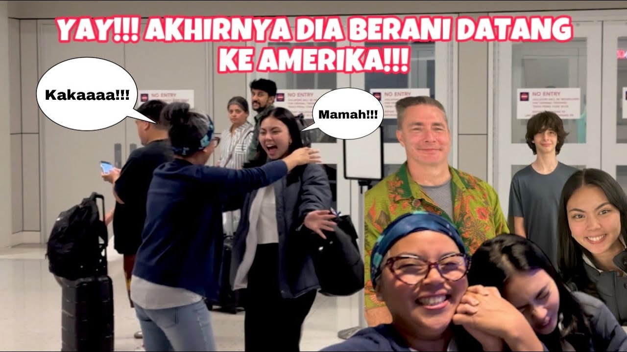 DEG2AN!! AKHIRNYA KAMI JEMPUT ANAK GADIS YANG DATANG SENDIRIAN DARI INDONESIA