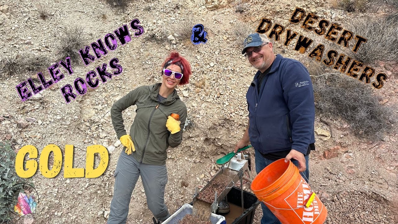 Quick way to FIND GOLD in the Desert with recirculating Sluice