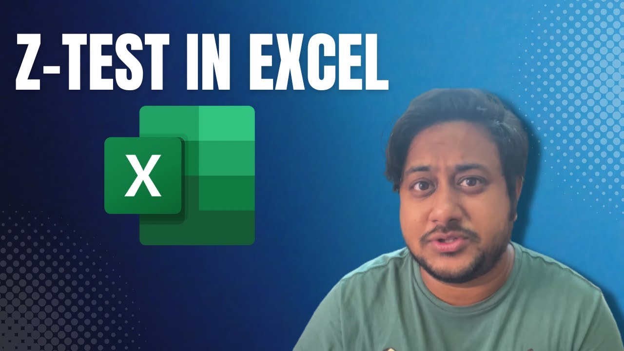 Hypothesis Z-Test using Excel | Statistical Tests | Data Analysis using Excel