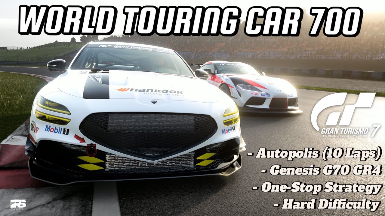 Gran Turismo 7 - World Touring Car 700 (Autopolis) | Genesis G70 GR4 (One-Stop Strategy)