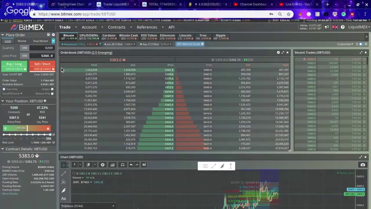 Understanding how trading with MARGIN/LEVERAGE works! BitMEX