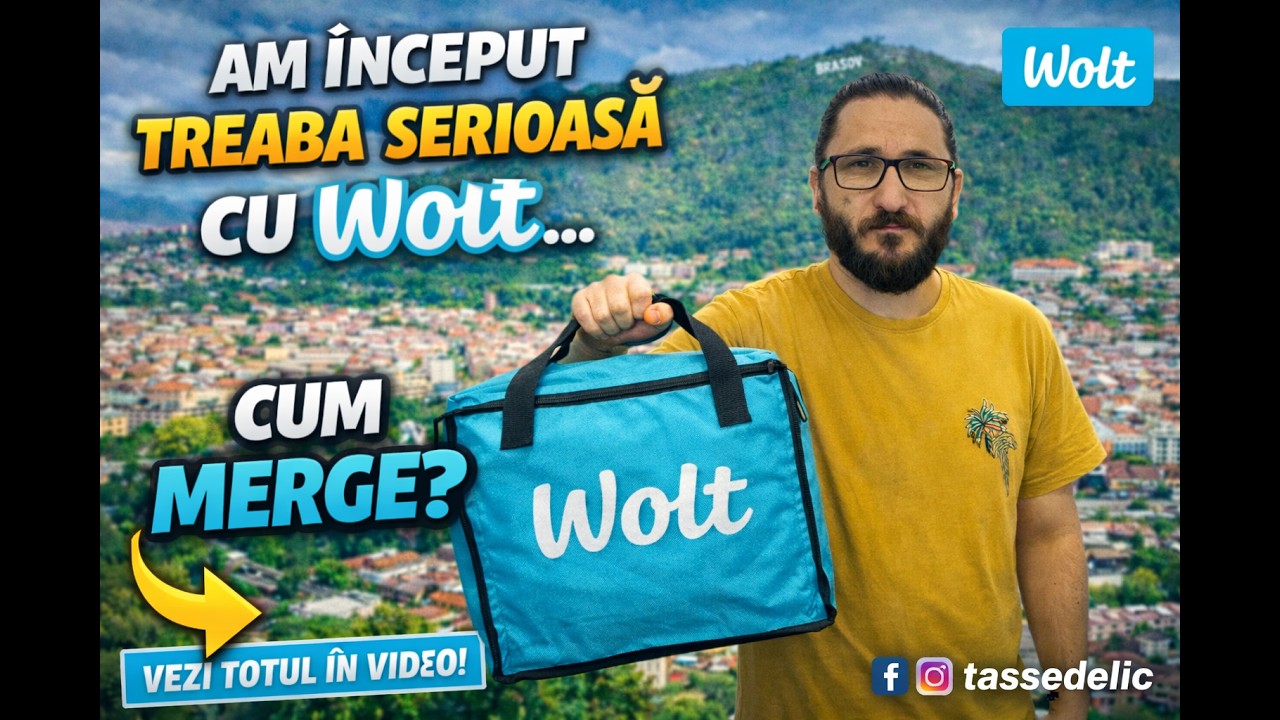 Wolt în Brașov – Am început livrările! Se merită sau nu?