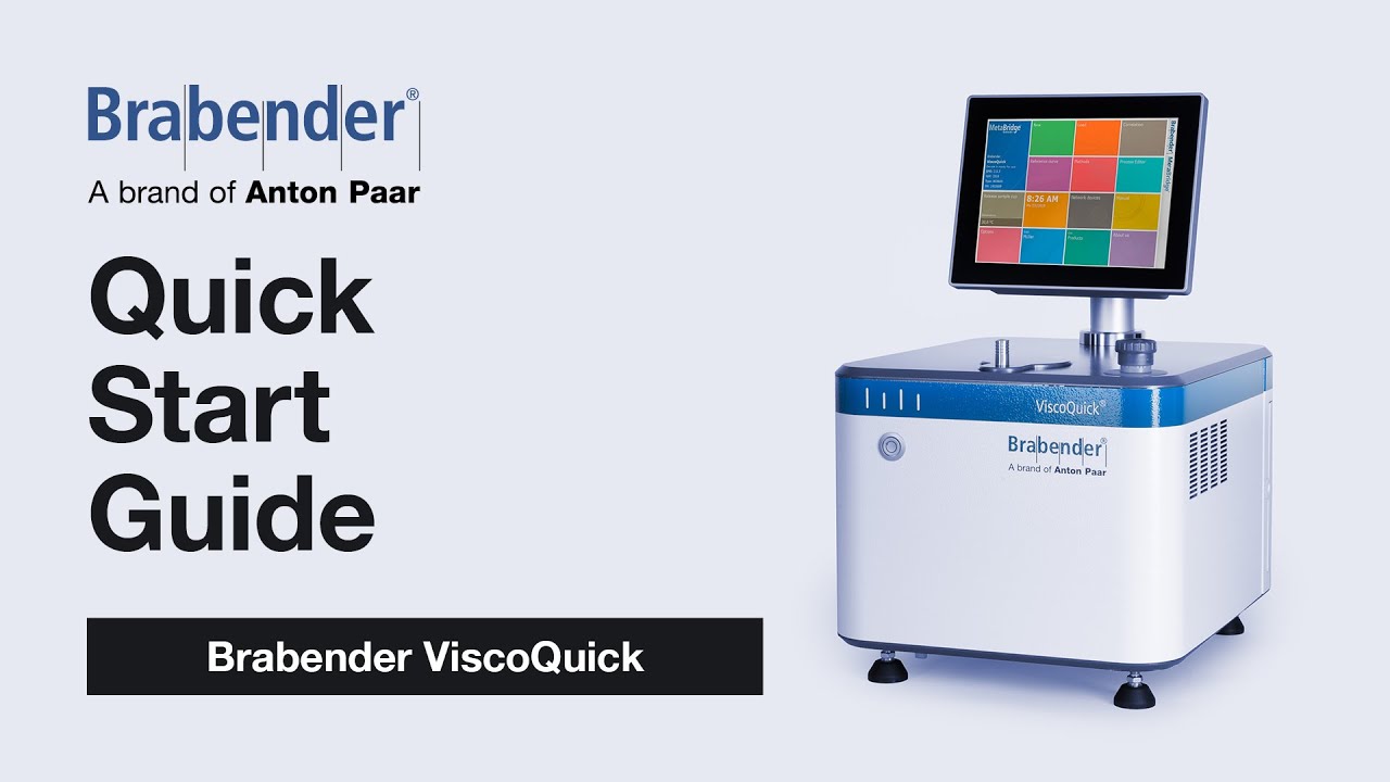 Efficient Testing with the Brabender ViscoQuick Torque Viscometer | Anton Paar