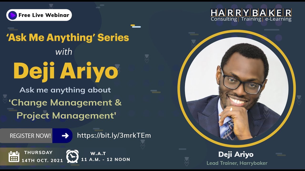Ask Me Anything - Project, Agile, Change, Lean Six Sigma & Business Analysis