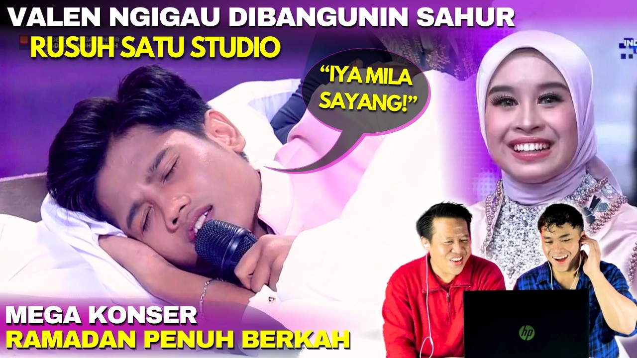Dibangunin Sahur Valen Malah Ngigau Pacaran Dibangunin Mila, Heboh Satu Studio Ramadan Penuh Berkah