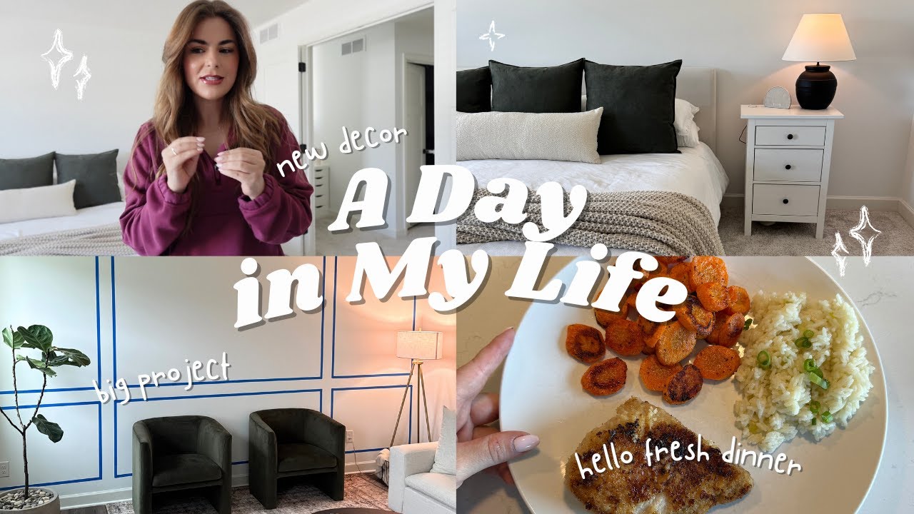 VLOG: house upgrades, completing our dining room, reorganizing + starting a HUGE project!!